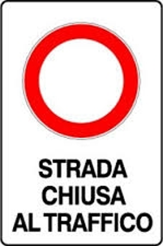 CHIUSURA STRADA per PASSOLANCIANO