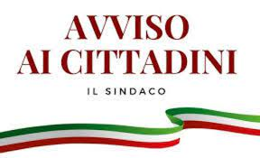 AVVISO LAVORI DI TAGLIO E DERAMIFICAZIONE PIANTE LUNGO LE LINEE TELEFONICHE